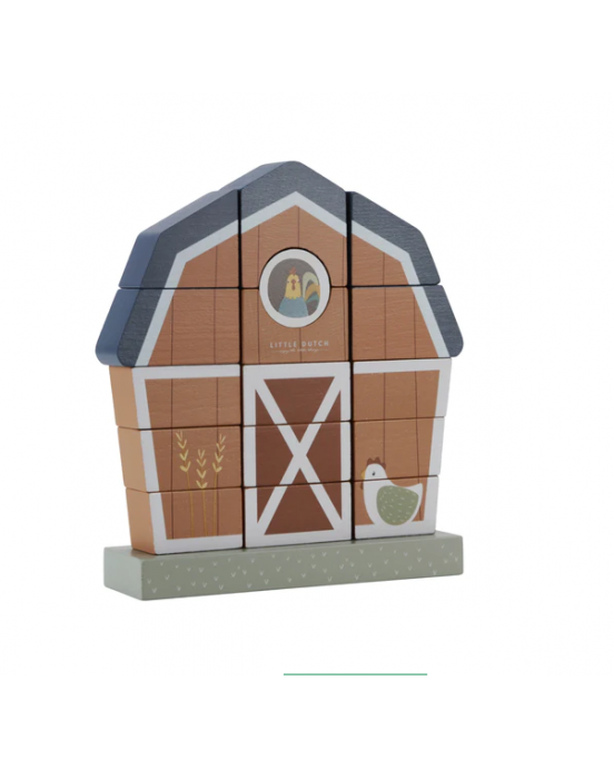 Little Dutch Ξύλινο παιχνίδι ταξινόμησης Little Farm FSC LD7144