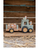 Little Dutch Ξύλινο τρακτέρ με καρότσα και ζωάκια Little Farm FSC LD7149