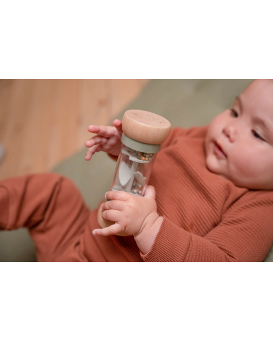 Little Dutch Ξύλινη κουδουνίστρα με ήχο βροχής Little Farm FSC LD7136