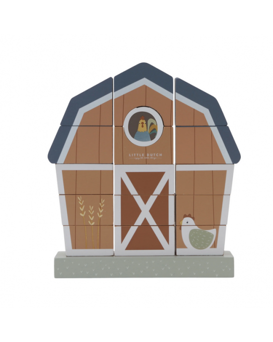 Little Dutch Ξύλινο παιχνίδι ταξινόμησης Little Farm FSC LD7144