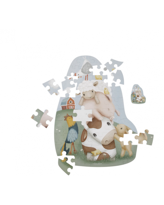 Little Dutch Παζλ δαπέδου 42 κομματιών Little Farm FSC LD7150