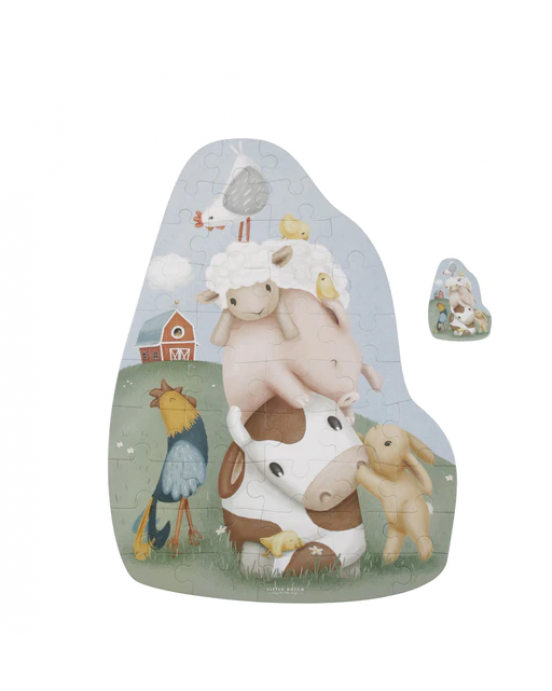 Little Dutch Παζλ δαπέδου 42 κομματιών Little Farm FSC LD7150