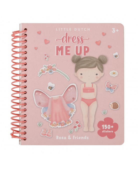Little Dutch Βιβλιαράκι Dress me up Rosa & Friends LD125414