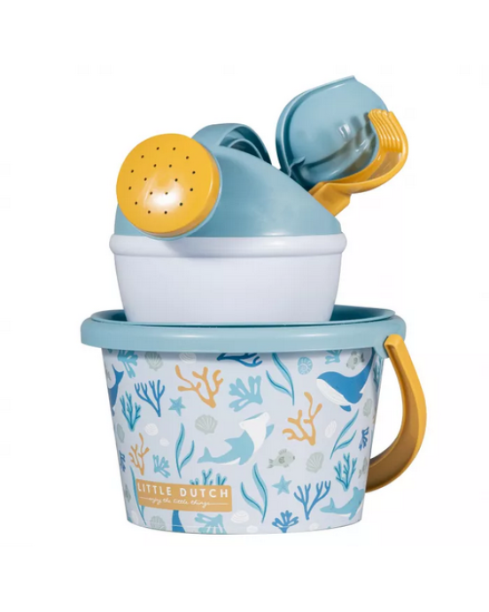 Little Dutch Σετ κουβαδάκια παραλίας Ocean Dreams Μπλε LD2012312