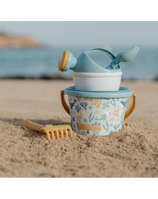 Little Dutch Σετ κουβαδάκια παραλίας Ocean Dreams Μπλε LD2012312