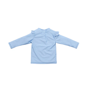 Little Dutch Μπλουζάκι μακρυμάνικο με βολάν με προστασία UV Blue Daisies 98/104εκ. LD-CL24048179