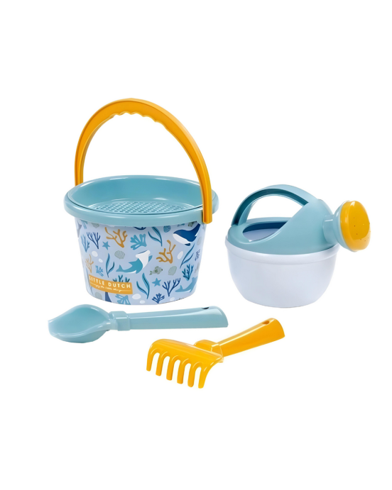 Little Dutch Σετ κουβαδάκια παραλίας Ocean Dreams Μπλε LD2012312