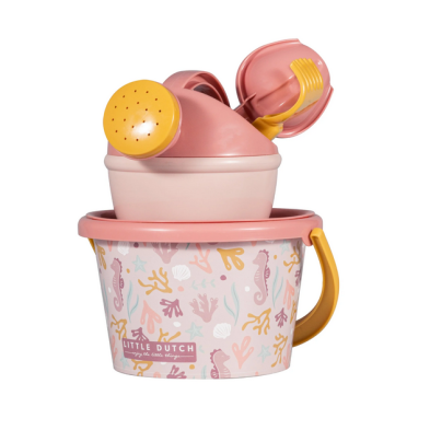 Little Dutch Σετ κουβαδάκια παραλίας Ocean Dreams Ροζ LD2012313