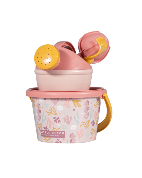 Little Dutch Σετ κουβαδάκια παραλίας Ocean Dreams Ροζ LD2012313