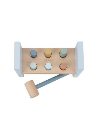 Little Dutch Ξύλινο παιχνίδι αντιστοίχισης με σφυρί Forest Friends FSC  LD7246