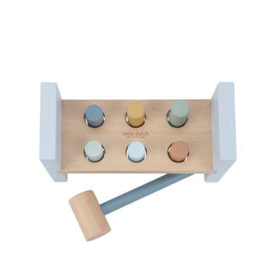 Little Dutch Ξύλινο παιχνίδι αντιστοίχισης με σφυρί Forest Friends FSC  LD7246