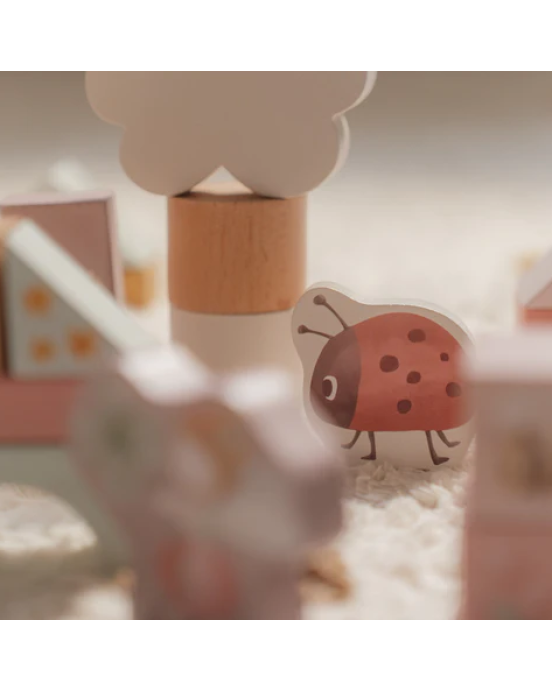 Little Dutch Σετ ξύλινα τουβλάκια Fairy Garden FSC  LD7345