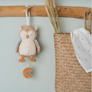 Little Dutch Υφασμάτινη μουσική κουκουβάγια Forest Friends GRS LD8906