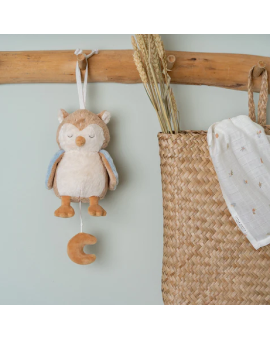 Little Dutch Υφασμάτινη μουσική κουκουβάγια Forest Friends GRS LD8906