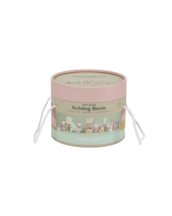 Little Dutch Σετ ξύλινα τουβλάκια Fairy Garden FSC  LD7345