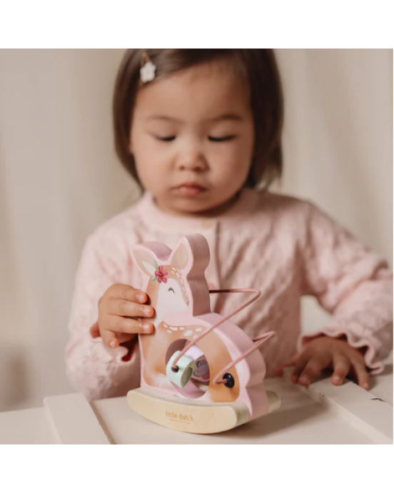 Little Dutch Ξύλινος λαβύρινθος ταλάντωσης ελαφάκι FSC LD7334