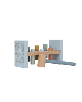 Little Dutch Ξύλινο παιχνίδι αντιστοίχισης με σφυρί Forest Friends FSC  LD7246