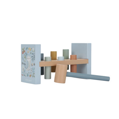 Little Dutch Ξύλινο παιχνίδι αντιστοίχισης με σφυρί Forest Friends FSC  LD7246