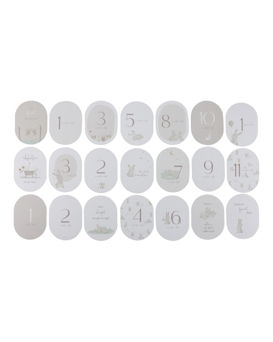 LITTLE DUTCH. Αναμνηστικές κάρτες - Milestone Cards Baby Bunny