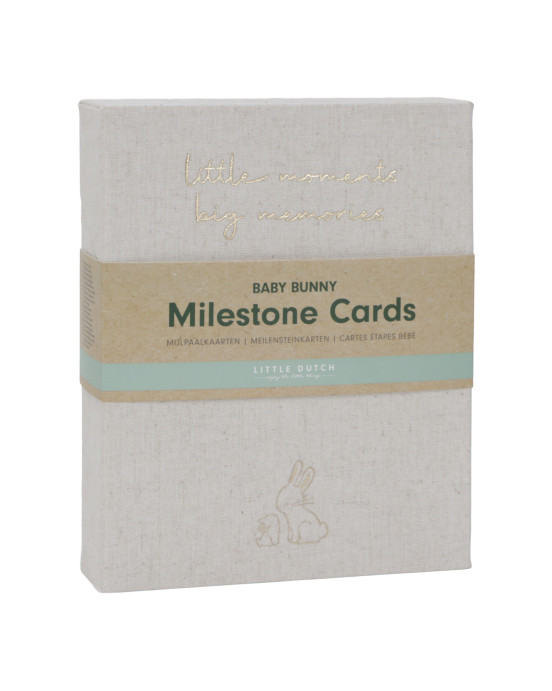 LITTLE DUTCH. Αναμνηστικές κάρτες - Milestone Cards Baby Bunny