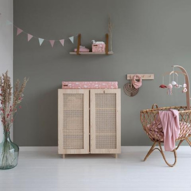 Little Dutch Υφασμάτινη θήκη για μωρομάντηλα Pure Pink LD30330150