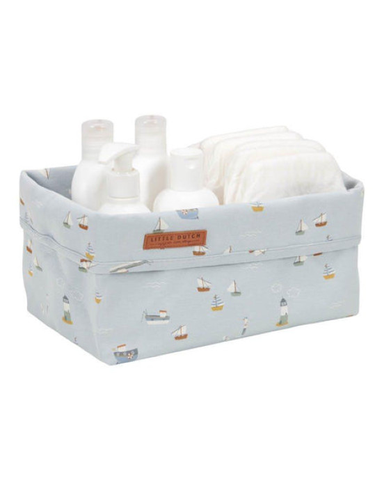 Little Dutch Καλάθι αλλαξιέρας μεγάλο Sailors Bay Blue LD30521640