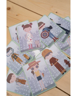 Little Dutch Μαγνητικό παιχνίδι σύνθεσης εικόνων σε κασετίνα Jim & Rosa