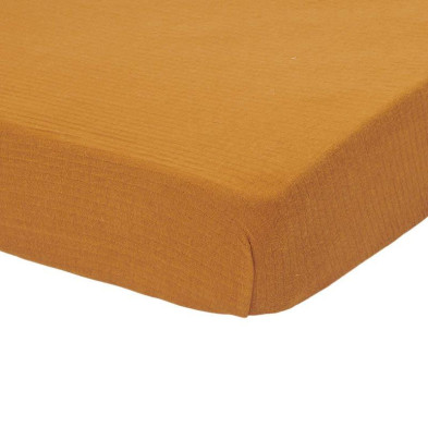 Little Dutch Σεντόνι με λάστιχο Pure Ochre Spice 70x140 LD10530181