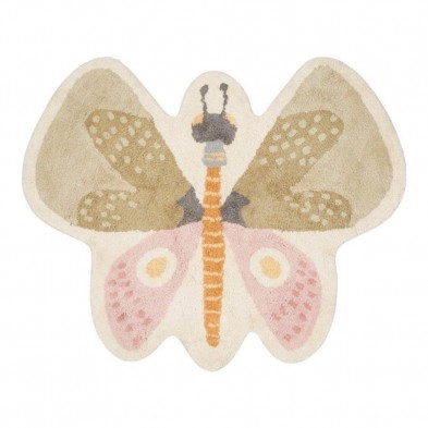 Little Dutch Χαλί δωματίου Butterfly shape Mint/Pink 94X110 LD-RU10311415
