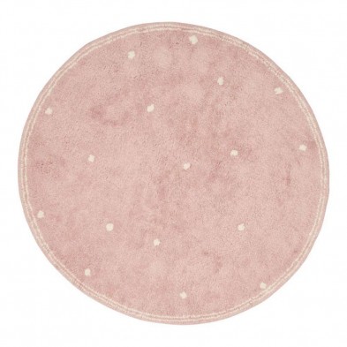 Little Dutch  Χαλί δωματίου Pure Pink Dot round 110εκ. LD-RU10410150