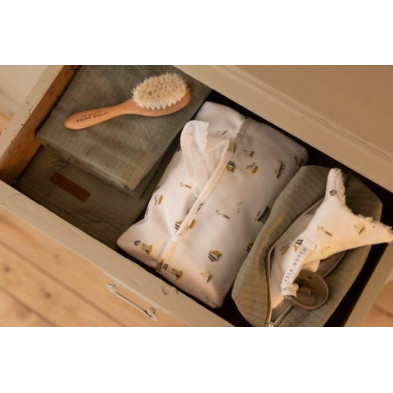 Little Dutch Υφασμάτινη θήκη για μωρομάντηλα Sailors Bay White LD30321690