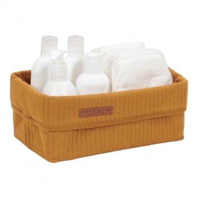 Little Dutch Καλάθι αλλαξιέρας μεγάλο Pure Ochre Spice LD30530181