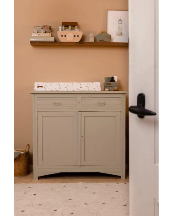 Little Dutch Κάλυμμα μαξιλαριού αλλαξιέρας Sailors Bay White 44Χ68/72 LD30221690