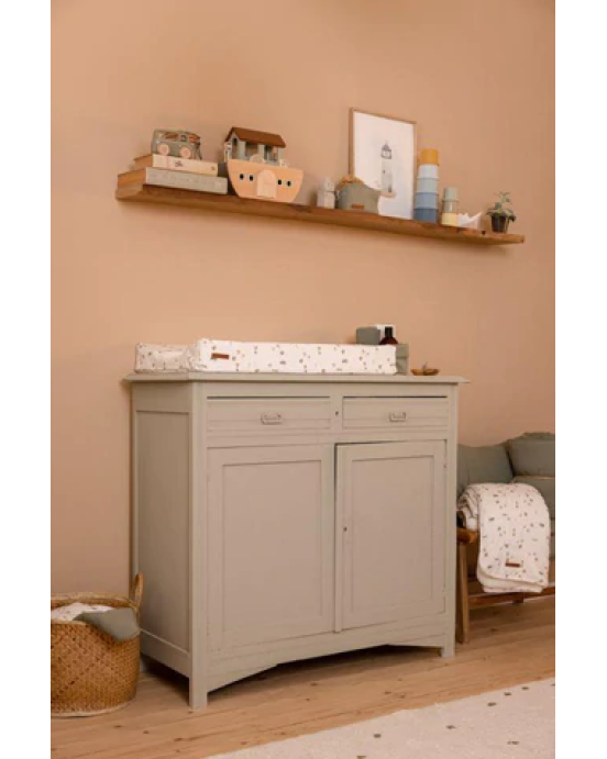 Little Dutch Κάλυμμα μαξιλαριού αλλαξιέρας Sailors Bay White 44Χ68/72 LD30221690