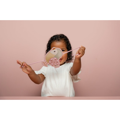 Little Dutch Σετ 5 χαρτονένιες κάρτες με κορδόνι "Flowers & Butterflies" LD120723