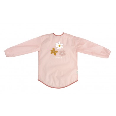 Little Dutch Μπλουζάκι-Ποδιά ζωγραφικής Little Pink Flowers LD120563