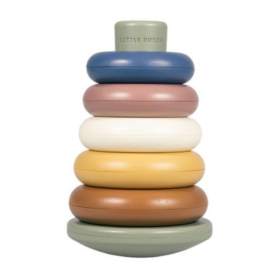 Little Dutch Πυραμίδα στοίβαξης με κρίκους (Vintage) LD2009244
