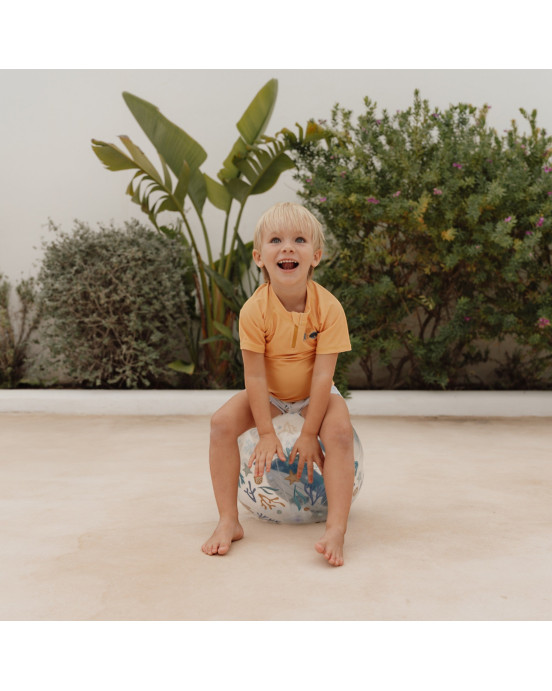 LITTLE DUTCH Μπάλα παραλίας 3D Ocean Dreams Μπλε LD2012398