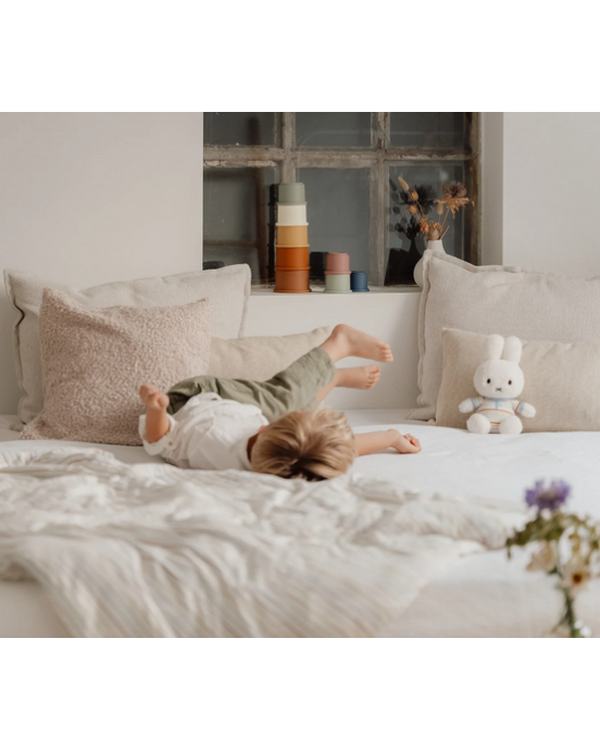 Little Dutch Υφασμάτινο κουκλάκι Miffy Vintage Sunny Stripes 35cm  LD-ΝΙJΝ878