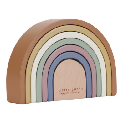 Little Dutch Ξύλινο τρισδιάστατο Ουράνιο Τόξο Vintage FSC LD7100