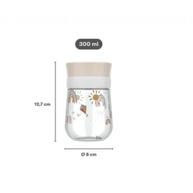 LITTLE DUTCH. Εκπαιδευτικό ποτηράκι περιμετρικό Mio 300 ml - Forest Friends
