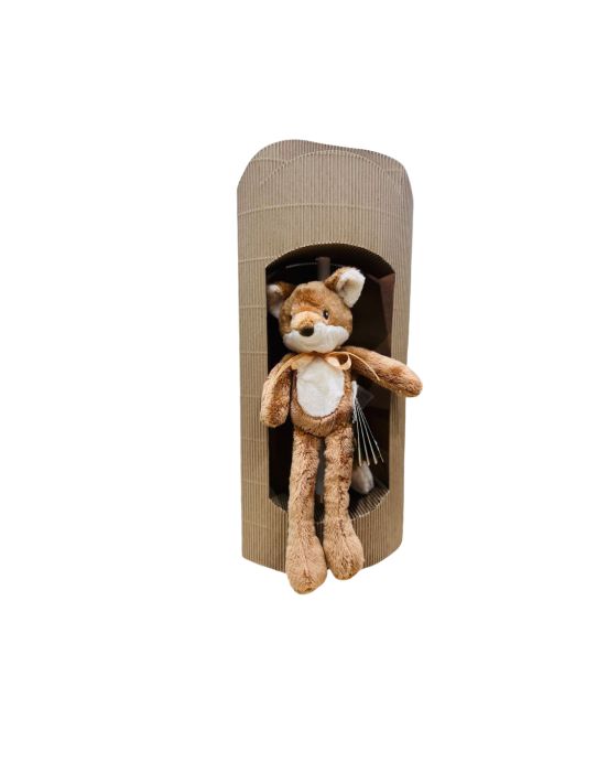 Lovelykids Λαμπάδα υφασμάτινο κουκλάκι αλεπού με μακριά ποδαράκια Forest friends LOV8921