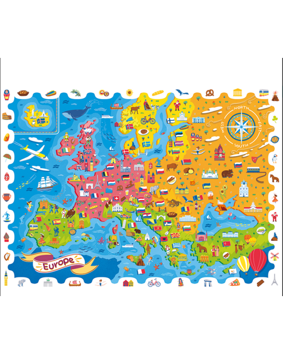 Ludattica Detective Puzzle Ο χάρτης της Ευρώπης 22761 