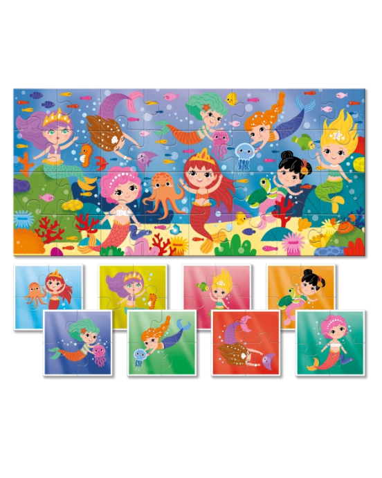 Ludattica baby Puzzle - Mermaids 23157
