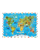 Ludattica detective Puzzle - Animal Map of the World 23423