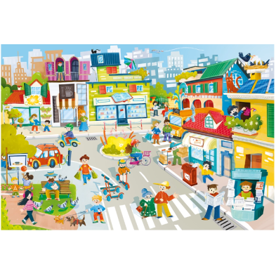 Ludattica giant Puzzle - The Eco Friendly City 22228