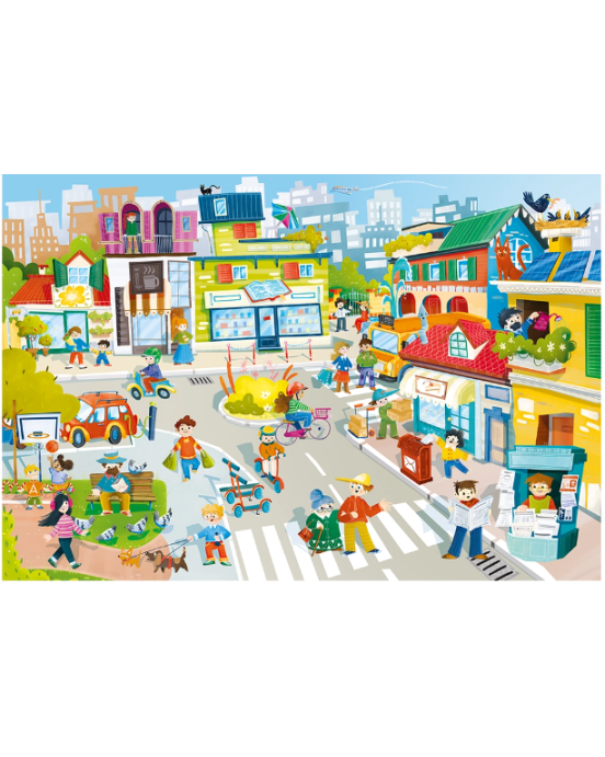 Ludattica giant Puzzle - The Eco Friendly City 22228