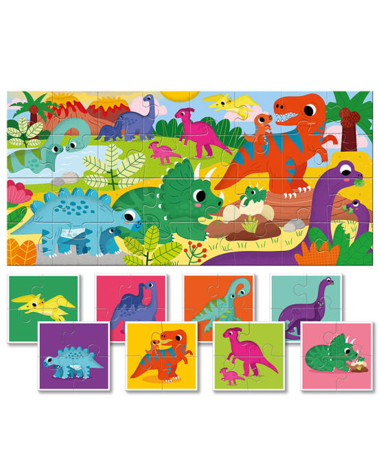 Ludattica Baby Puzzle - Δεινόσαυροι 	22662 