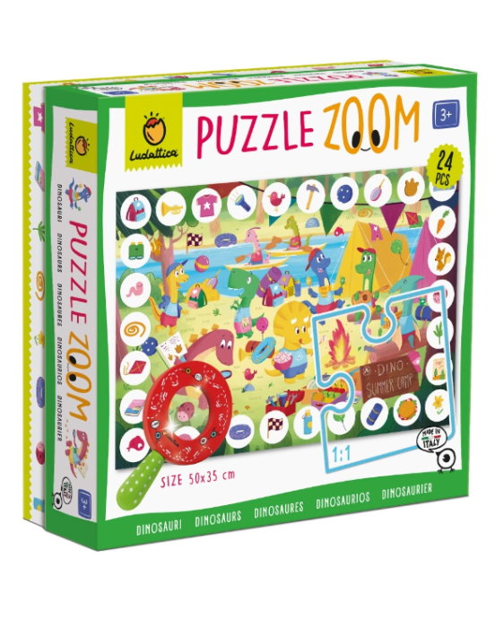 Ludattica puzzle Zoom - Dinosaurs 23164