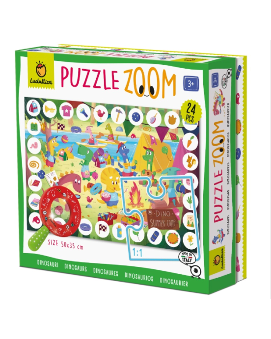Ludattica puzzle Zoom - Dinosaurs 23164